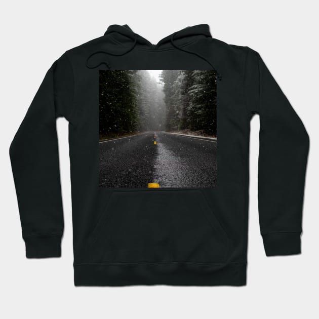 Raining Road Hoodie by ArtoTee